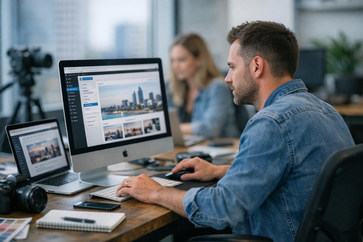 How Above the Fold applies to WordPress Web Design services in Perth, Australia — practical illustration