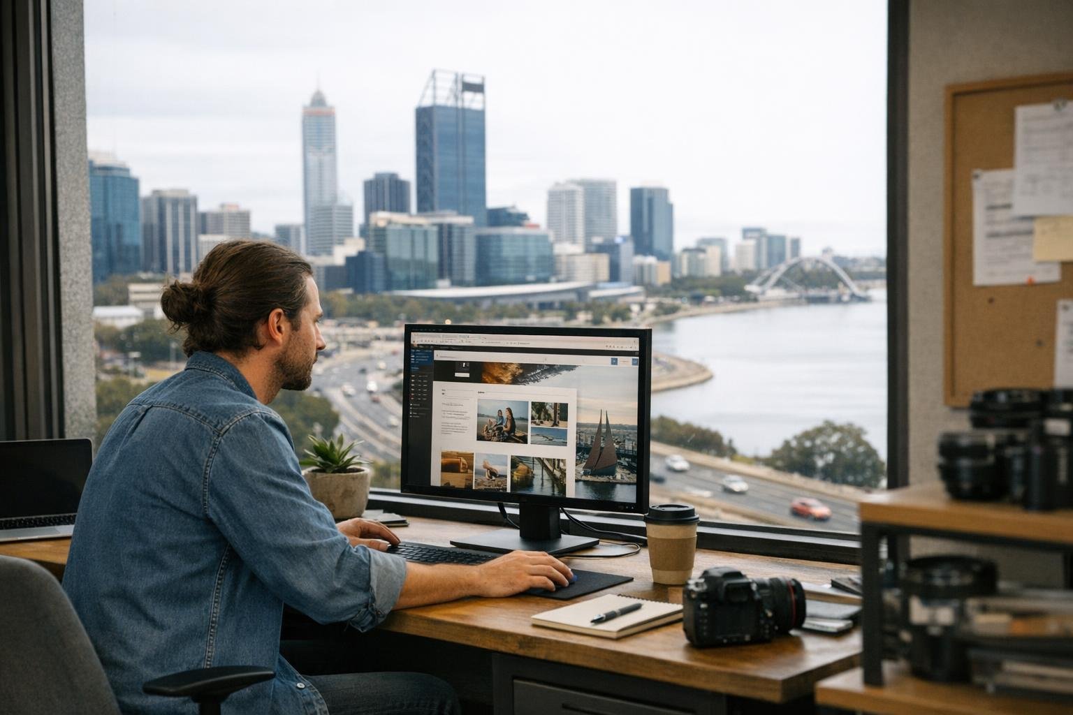 Content Management System in WordPress Web Design: Content Management System is software that allows users to create, edit, publish — visual guide