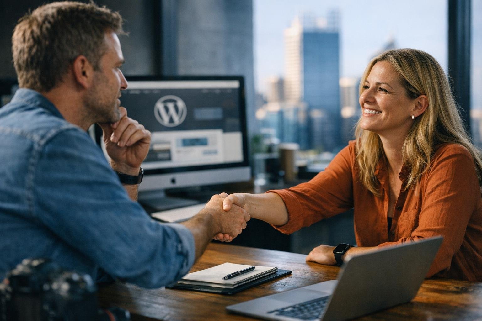 Custom Theme Development in WordPress Web Design: Custom Theme Development is the process of creating a bespoke WordPress theme — visual guide