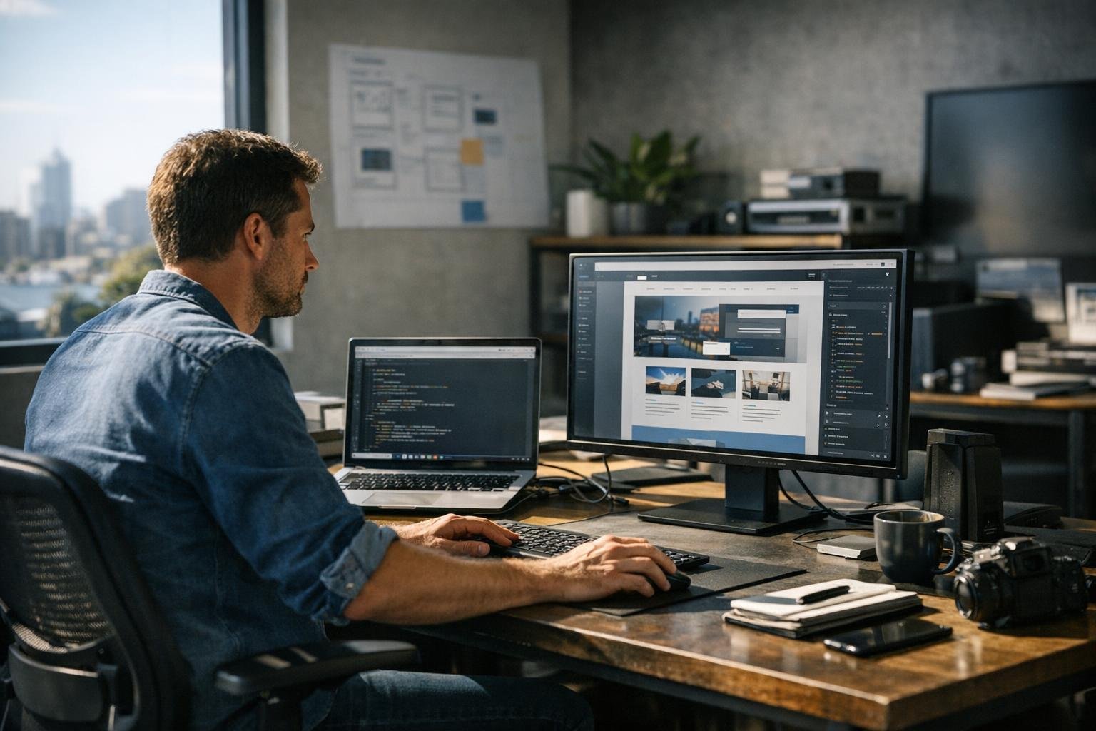 Custom WordPress Design in WordPress Web Design: Custom WordPress Design is the process of creating a unique, tailor-made website — visual guide