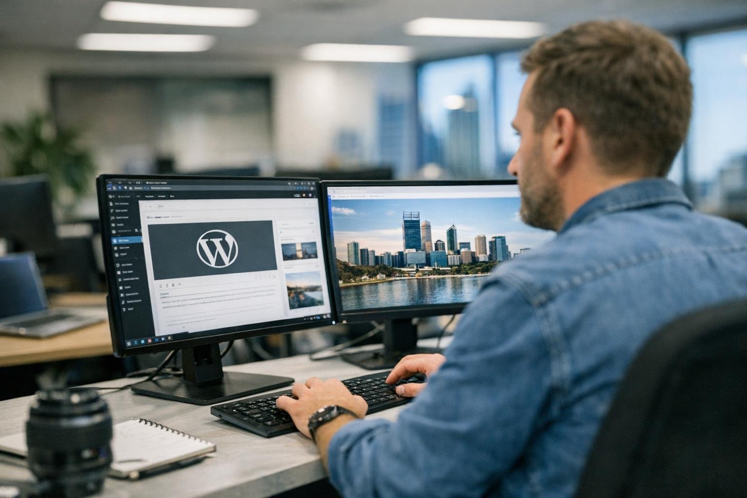 How Custom WordPress Design applies to WordPress Web Design services in Perth, Australia — practical illustration