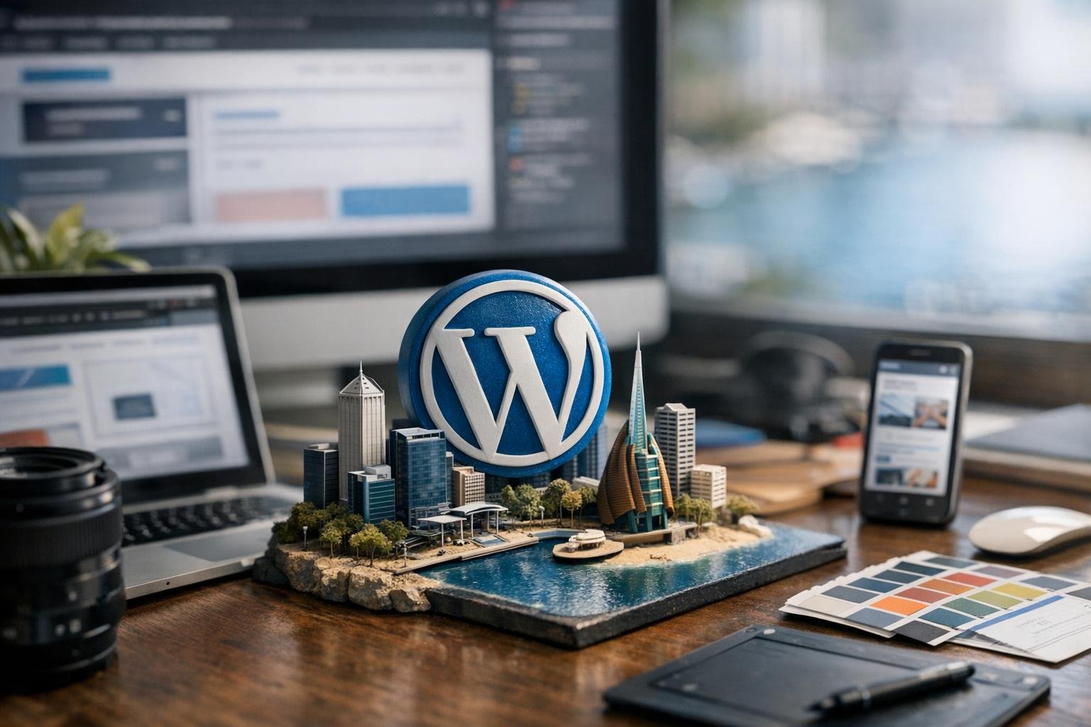 How Landing Page Design applies to WordPress Web Design services in Perth, Australia — practical illustration