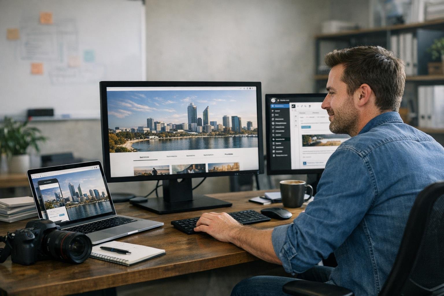 PHP in WordPress Web Design: PHP is a server-side programming language that powers WordPress and most websites — visual guide