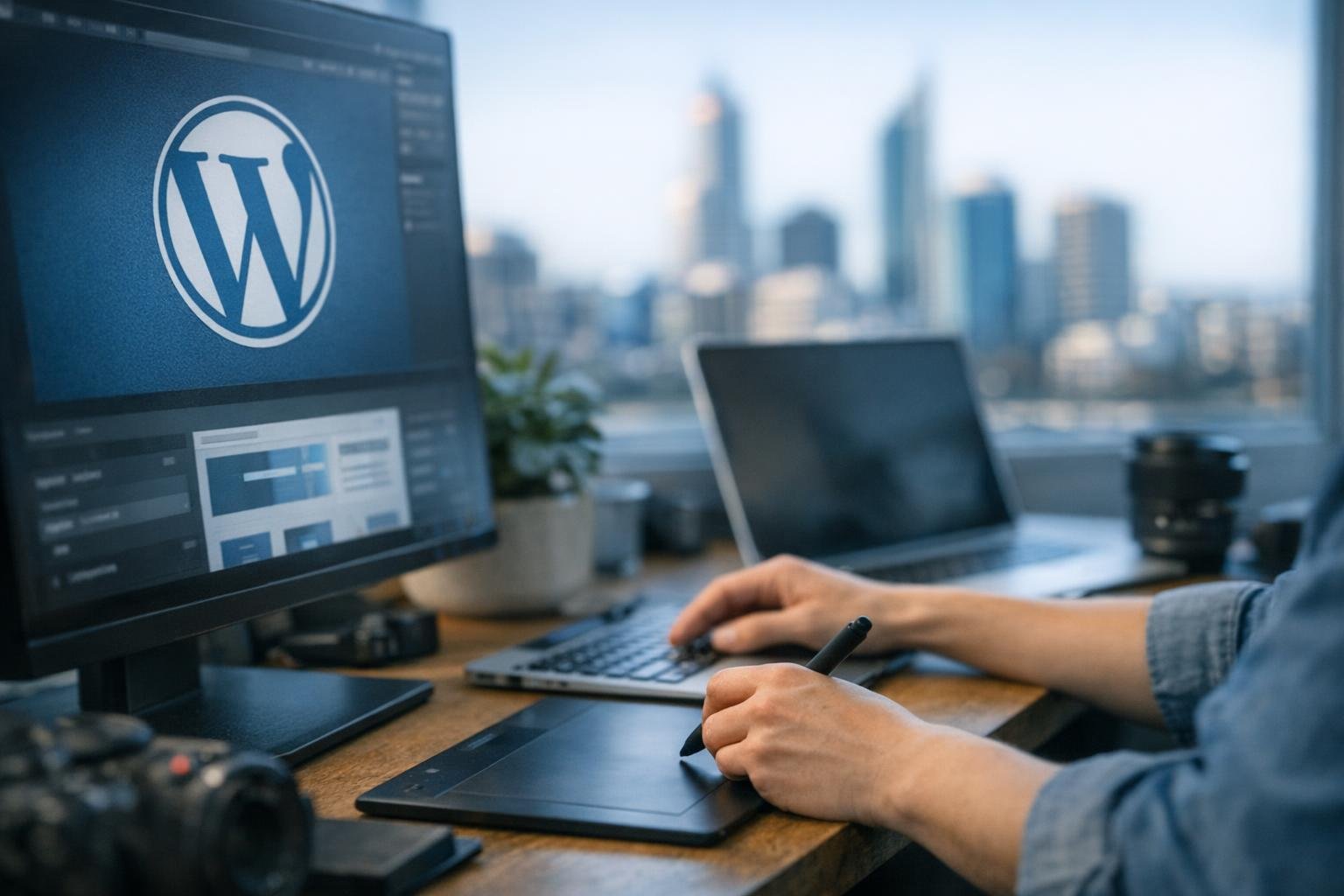 How Theme Customization applies to WordPress Web Design services in Perth, Australia — practical illustration