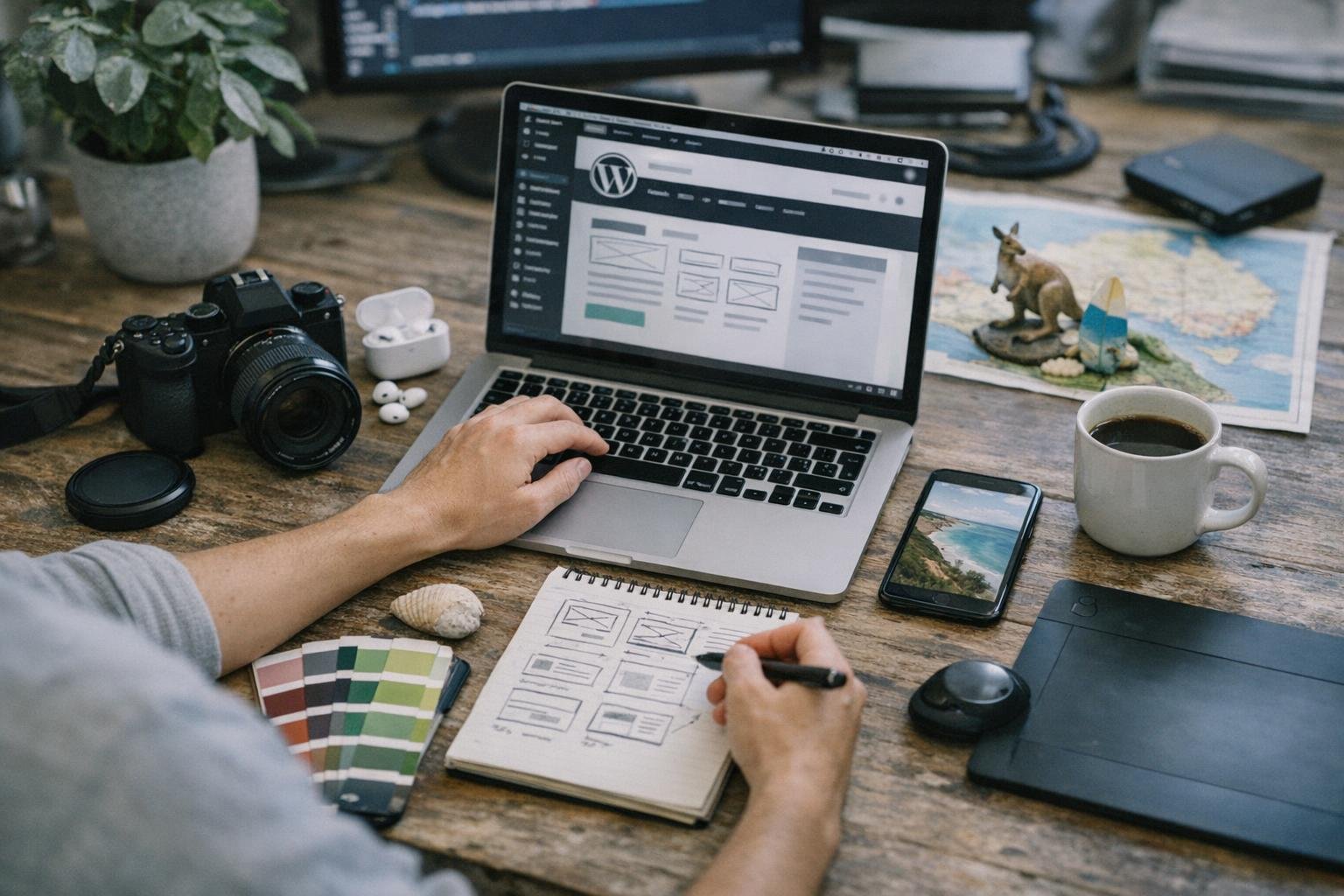 How User Experience applies to WordPress Web Design services in Perth, Australia — practical illustration