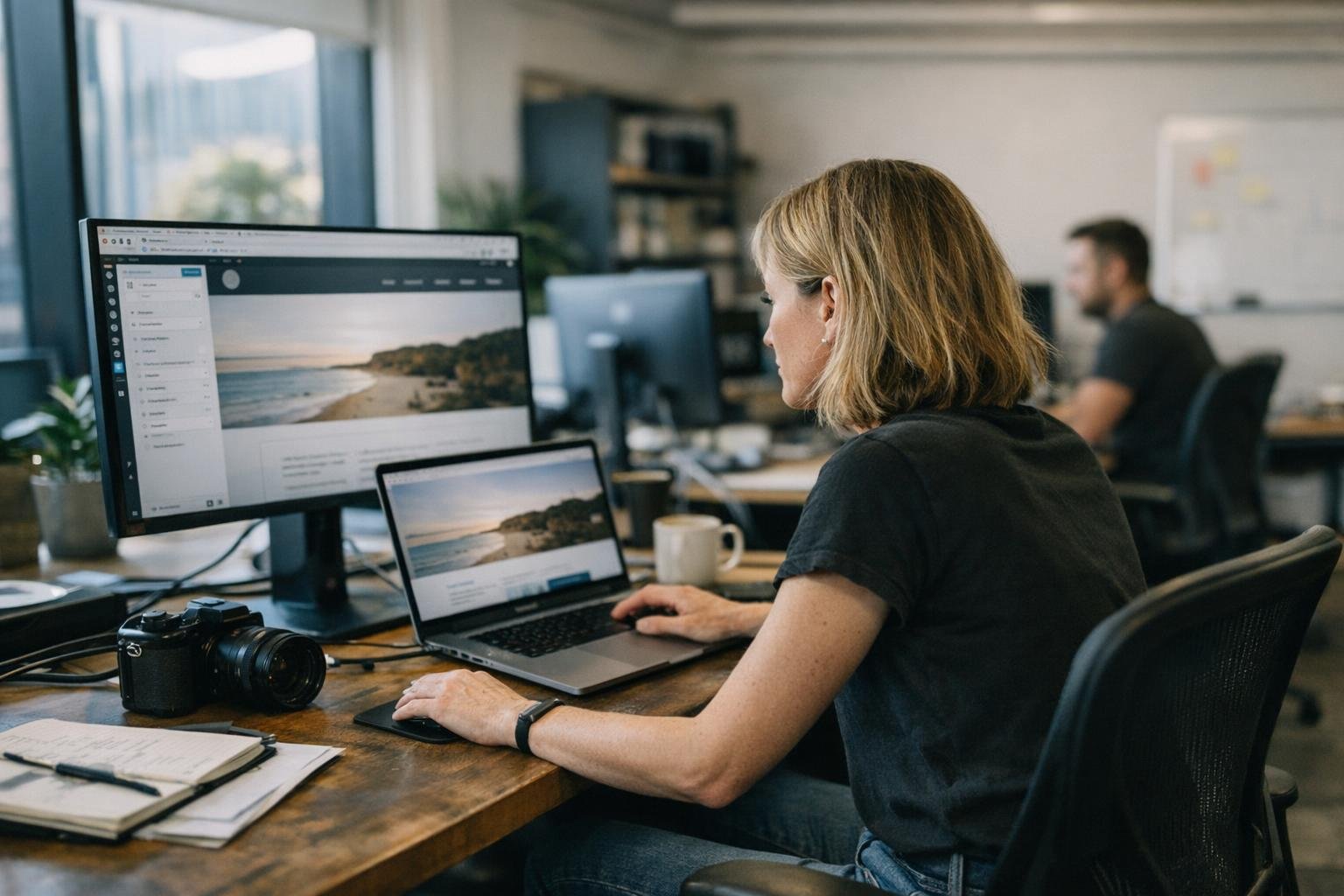 Website Performance in WordPress Web Design: Website Performance is the measure of how quickly and efficiently a website — visual guide