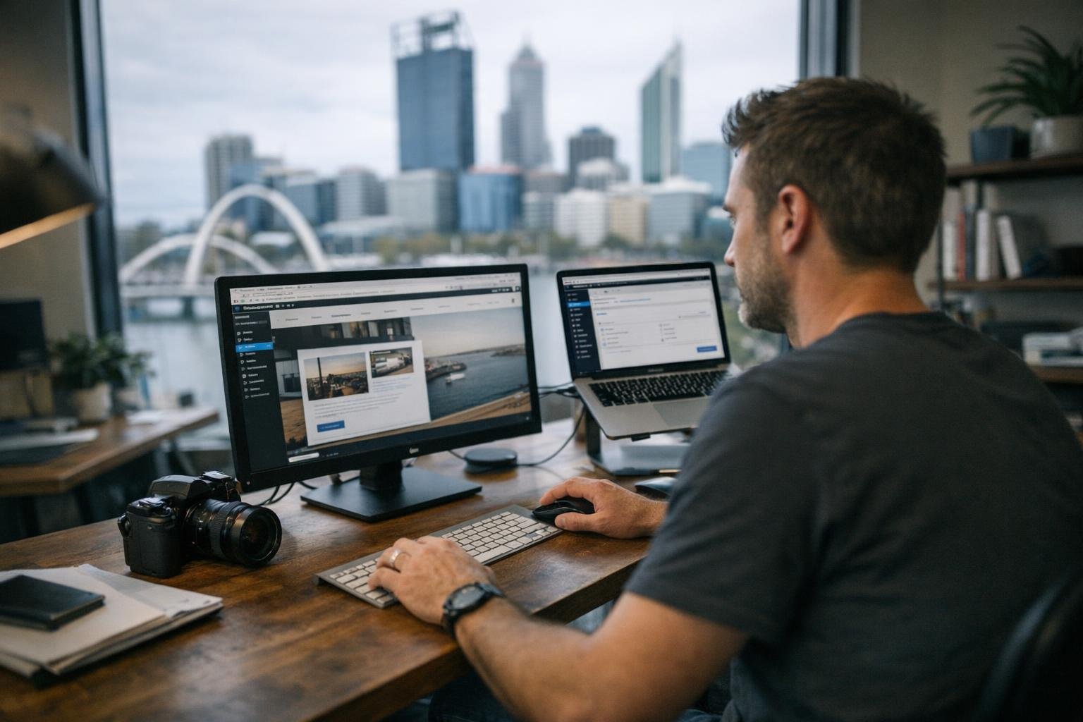 How WYSIWYG Editor applies to WordPress Web Design services in Perth, Australia — practical illustration